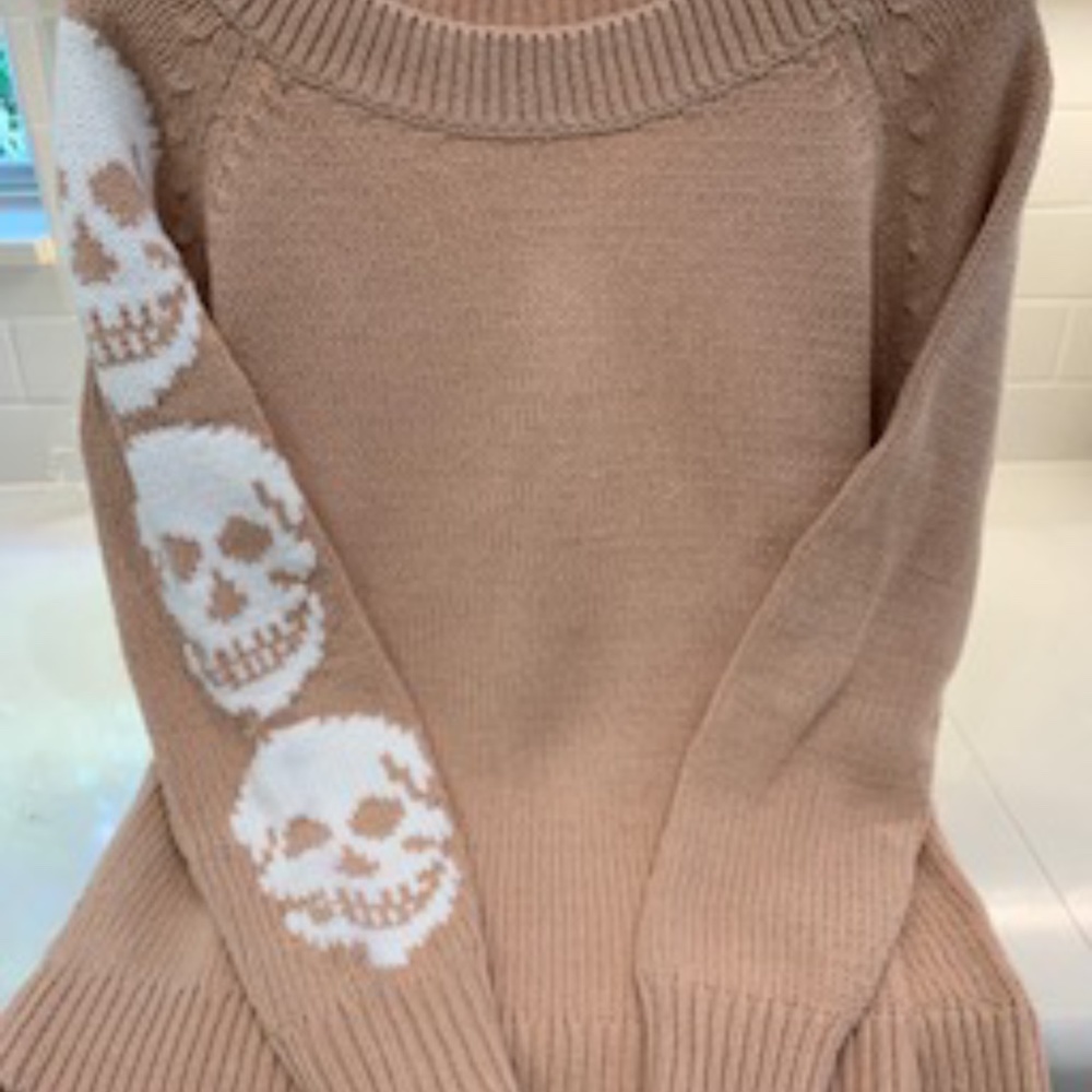 Cotton skull sweater